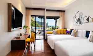 Dobbeltrom med havutsikt