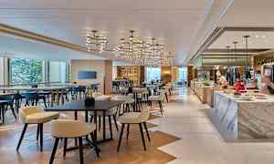 En av hotellets restauranter