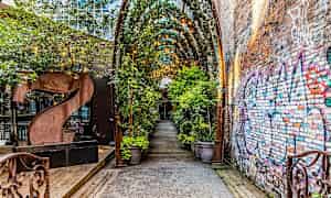 Hotellets inngangsparti