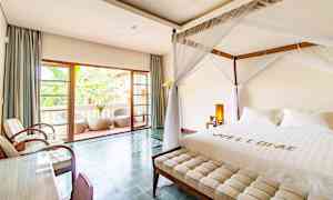 Dobbeltrom premium med terrasse mot hagen