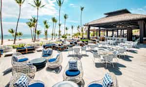 Bufférestaurant ved stranden