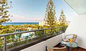 Dobbeltrom med havutsikt