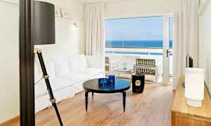 Dobbeltrom med havutsikt