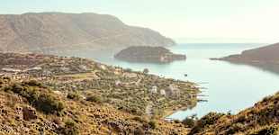 Utsikt over øya Spinalonga