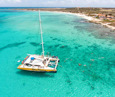 Katamarantur med snorkling
