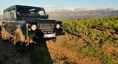 Jeepsafari i solnedgangen