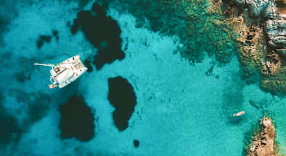 Katamarantur til Dia Island
