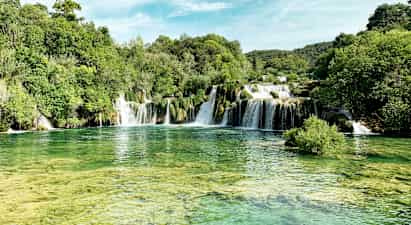 Krka nasjonalpark og fossefall samt Šibenik