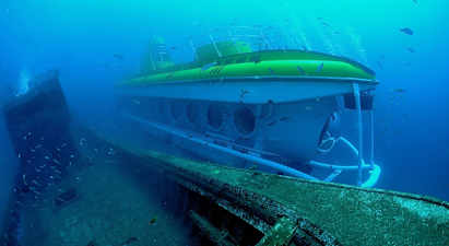 Yellow submarine - fra Puerto de la Cruz