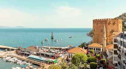 Fottur til borgområdet i Alanya