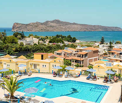 Som gjest på Belvedere er du velkommen til å benytte bassenget og bassengbaren på hotell Mimozas (ca. 260 meter unna)