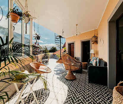 Hotellets takterrasse