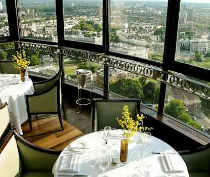 Den Guide Michelin-belønnede restauranten Galvin at Windows