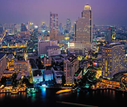 Utsikt over Bangkok
