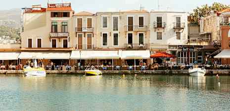Den gamle havnen i Rethymnon