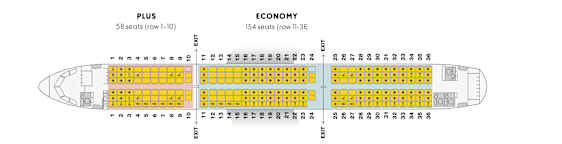 Flyskisse Sunclass Airlines A321