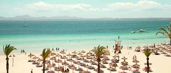 Strand på Mallorca