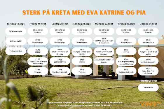 Program for turen