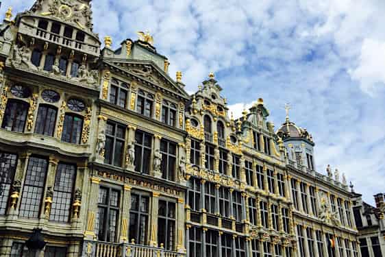 Det verdensberømte Grand Palace i Bruxelles