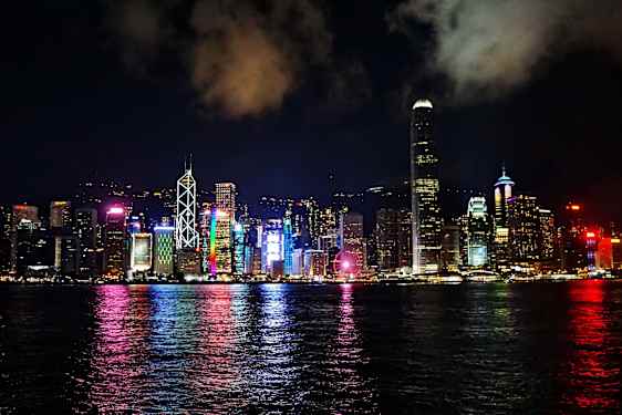 Hong Kong skyline fra Star Ferry