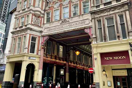 Inngangen til Leadenhall Market