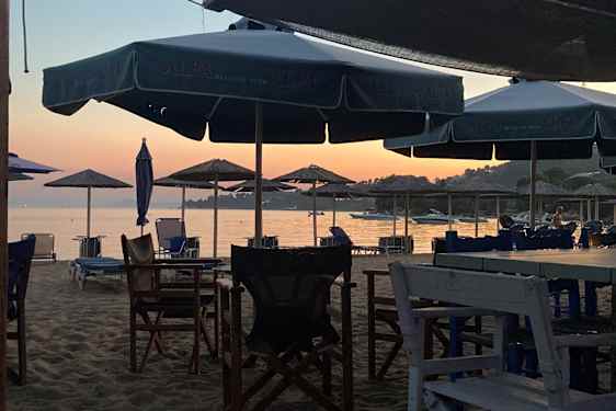 Solnedgång över Kolios