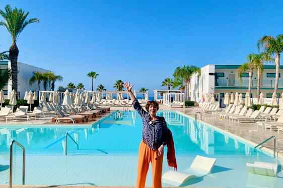 Lottie Knutson på Sunwing Sandy Bay