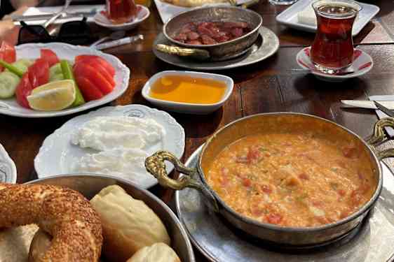 Tyrkisk frokost i istanbul