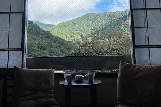 Tradisjonell japansk overnatting i Hakone
