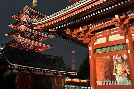 Tokyos eldste buddhistiske tempel er Senso-ji