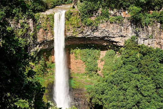 Den høyeste fossen på Mauritius, Chamarel