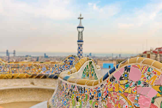 Vakker arkitektur i Barcelona 