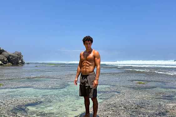 Emil Massa Vasstrand på Bali