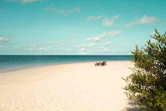 Strand på Maldivene