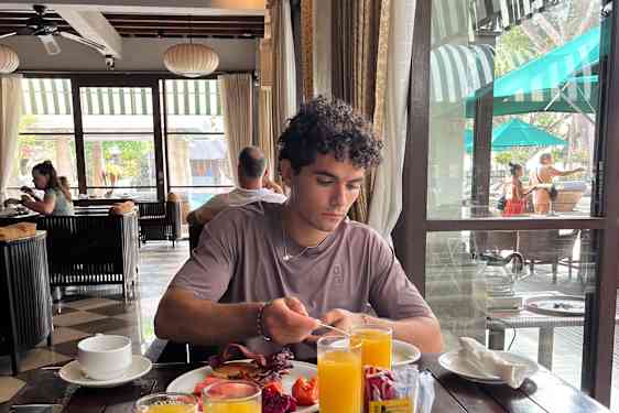 Emil Massa Vasstrand i Ubud på Bali