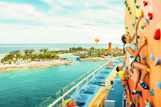 Klättervägg Royal Caribbean