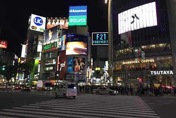 Fotgjengerovergangen i Shibuya - verdens mest trafikkerte kryss