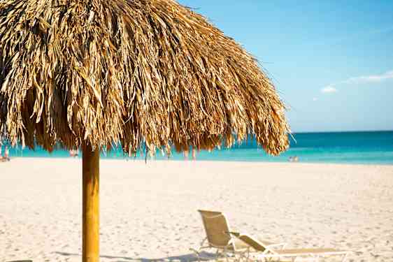 Strand på Aruba - ett av Vings mest solsikre reisemål