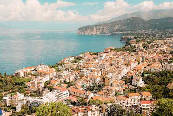 Amalfikysten i Italia