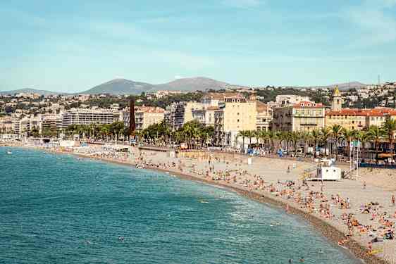 Sandstrand i Nice