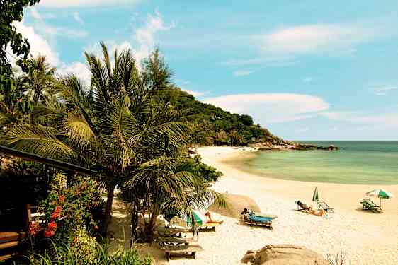 Strand i Thailand
