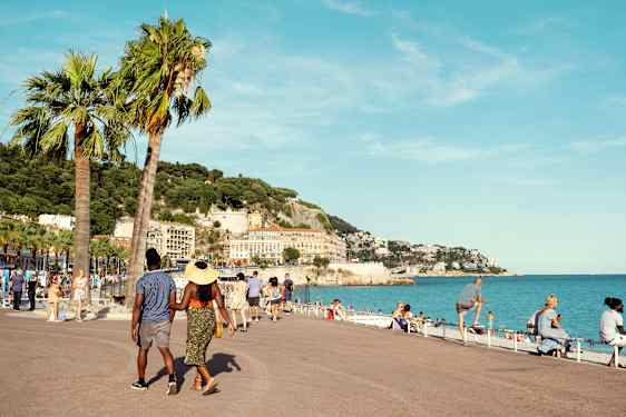 Strandpromenaden i Nice
