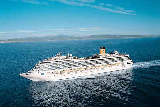 Venner ombord i et Costa cruiseskip