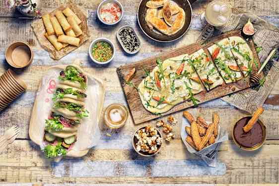 Pizza, buns og spring rolls - street food på Sunwing