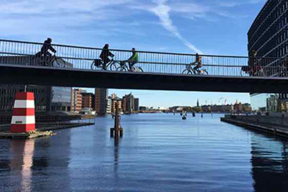 Sykkelbro over Københavns havn