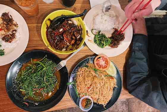 Matmarkeder og fantastiske restauranter i Kuala Lumpur.