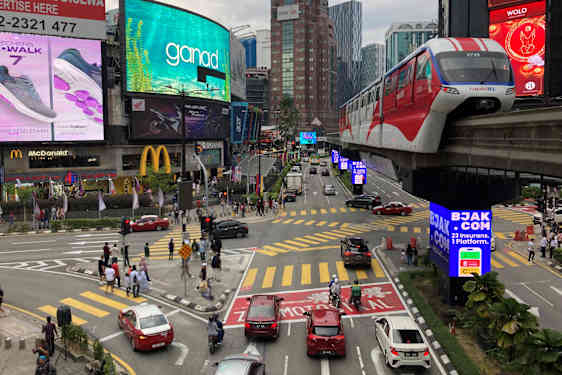 Kuala Lumpurs livlige sentrum