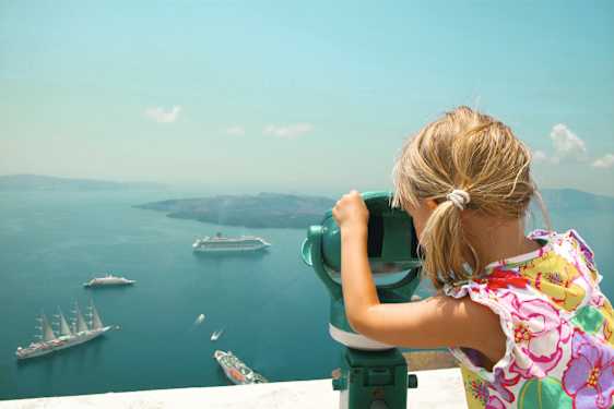 Jente på cruise