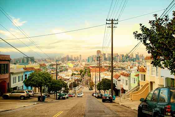 Bratt b akke i San Francisco