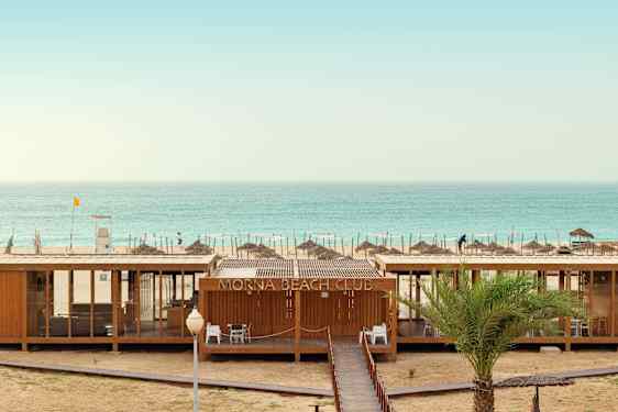 Beach club i Santa Maria, Kapp Verde